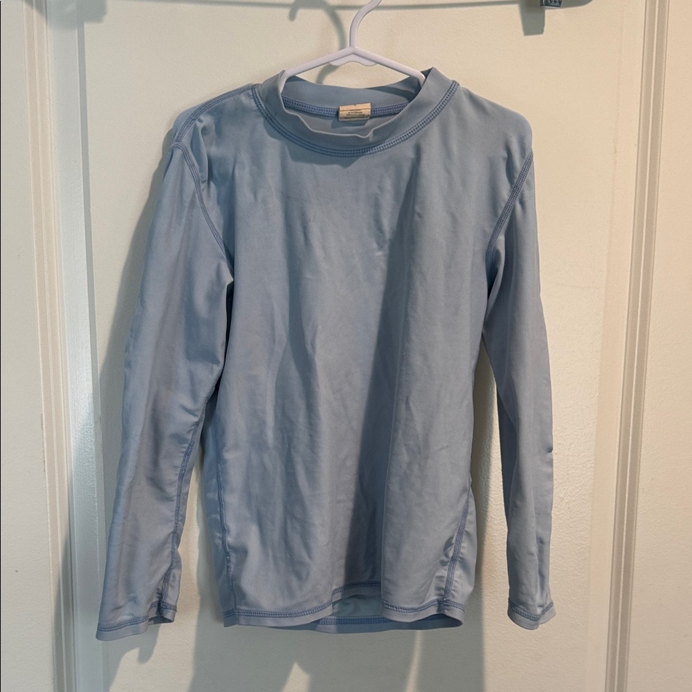 Kids Long Sleeve Swim Rashguard - Light Blue